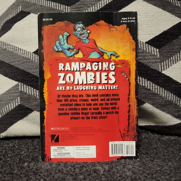 2/$8 Kids zombie joke book - Picture 2 of 3